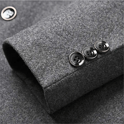 DAAN | Men's Slim Fit Jacket with Mandarin Collar and Timeless Elegance for Cold Days