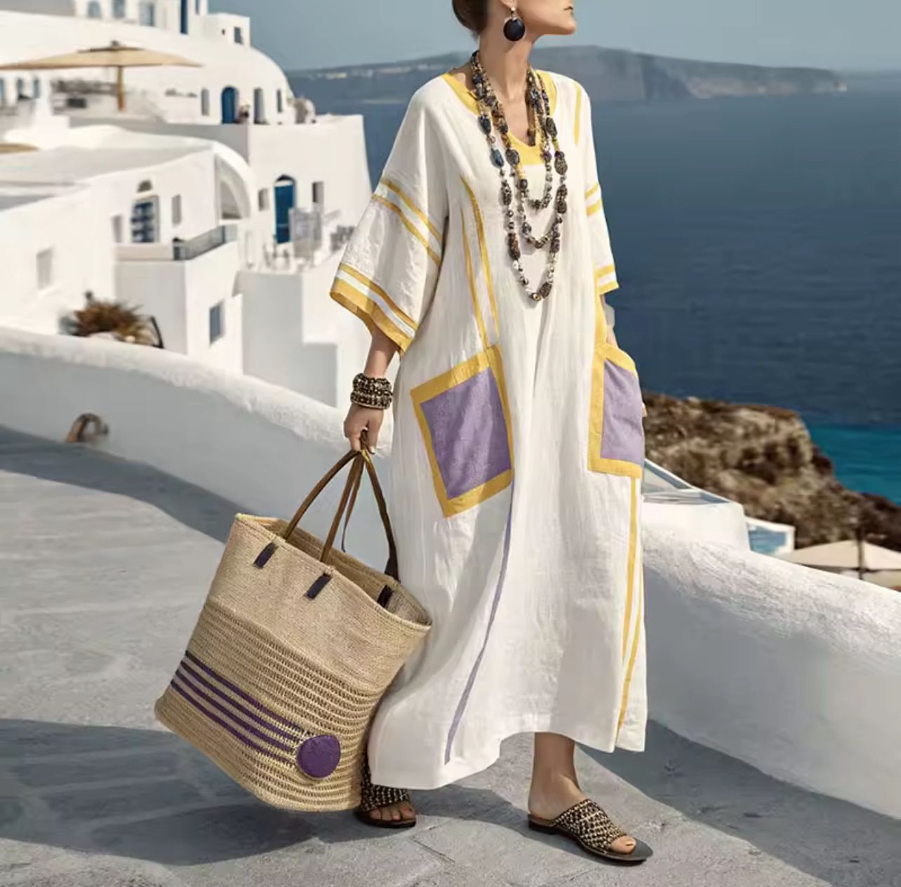 Elegant Mary Long Beach Dress for a Trendy Summer Look