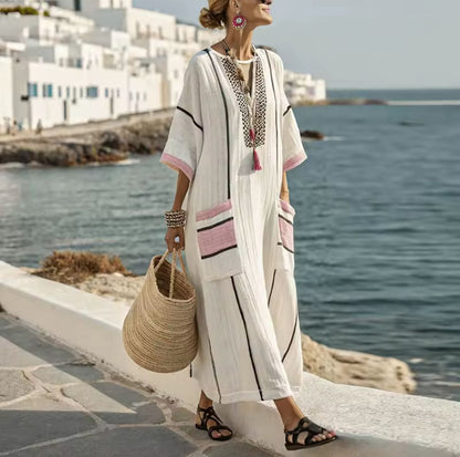 Elegant Mary Long Beach Dress for a Trendy Summer Look