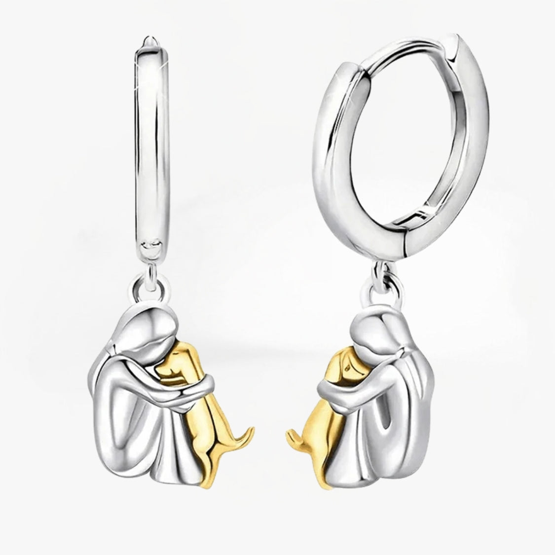 LadiVania™ | Earrings with Dog Icon (Round Closure)