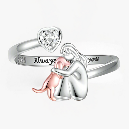 LadiVania™ | Ring with Dog Icon (Pink)