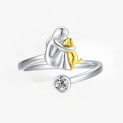 Roos™ - Ring with Dog Icon