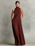 Chiara | Maxi Dress with High Neck