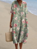 Lina - Vintage Floral Dress