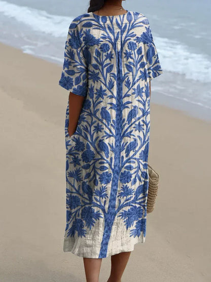 Fenna™ - Summer Breeze Printed Dress