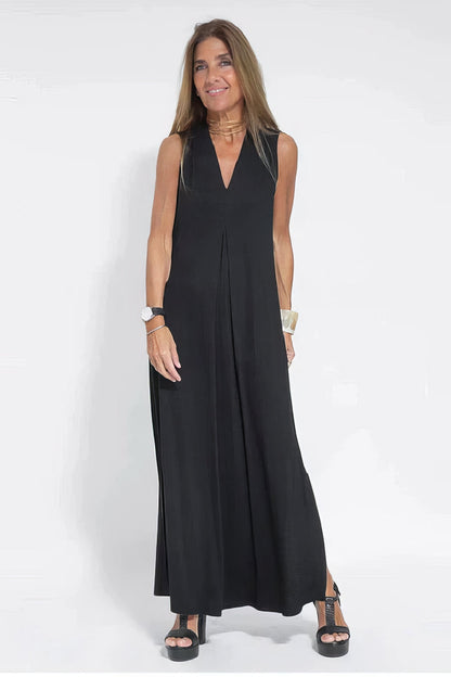 ELISE | Elegant Long Dress with Matching Cardigan Free