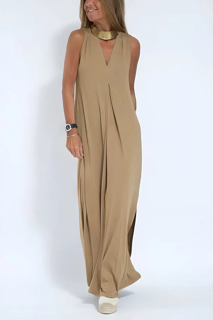 ELISE | Elegant Long Dress with Matching Cardigan Free