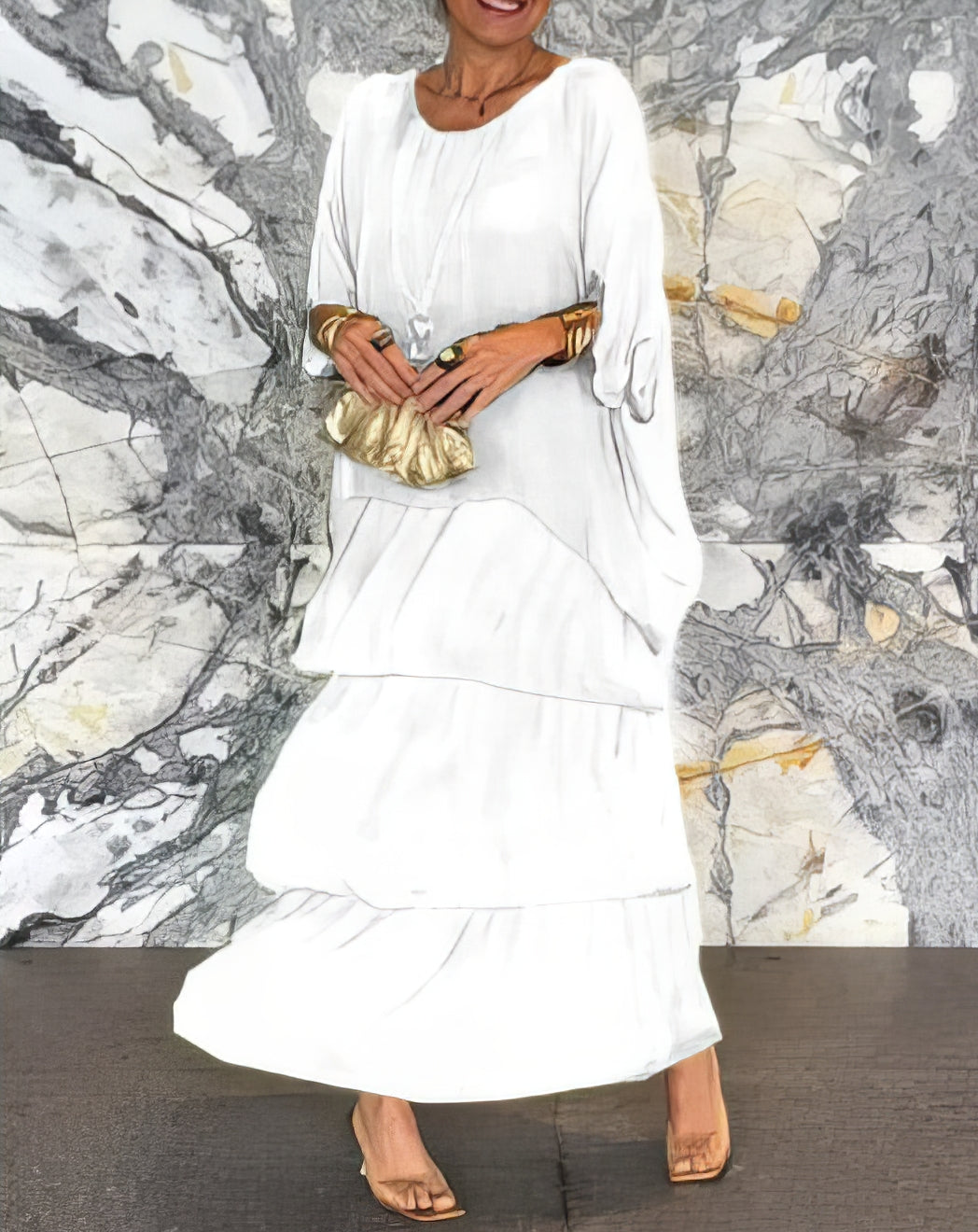Caroline | Elegant Maxi Dress Comfortable for All Occasions